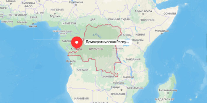 Города ДР Конго по населению
