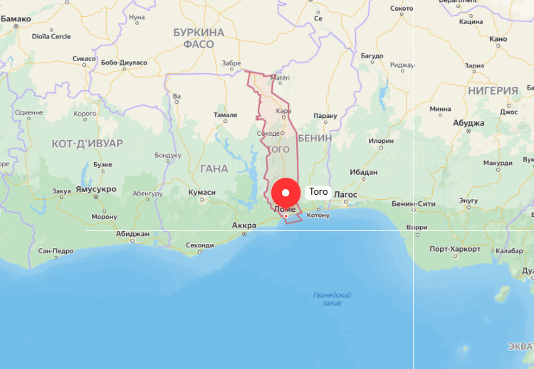 Города Сьерра-Леоне и Того по населению