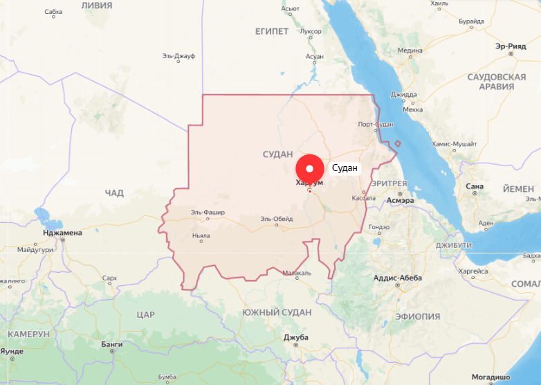 Города Судана по населению