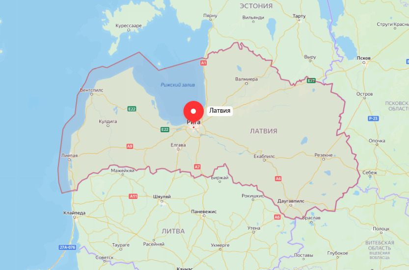 Города Латвии по населению